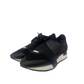 Balenciaga Black & White Lace Up & Elastic Sneakers. Size: 39