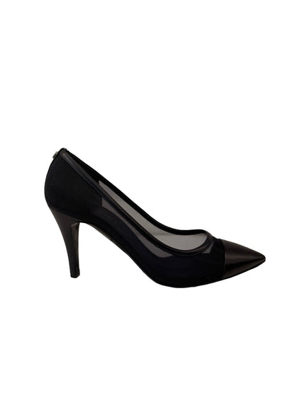 Chanel Black Mesh Point Toe Heel. Size: 38