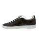Louis Vuitton Brown Monogram Sneakers with Logo. Size: 38.5
