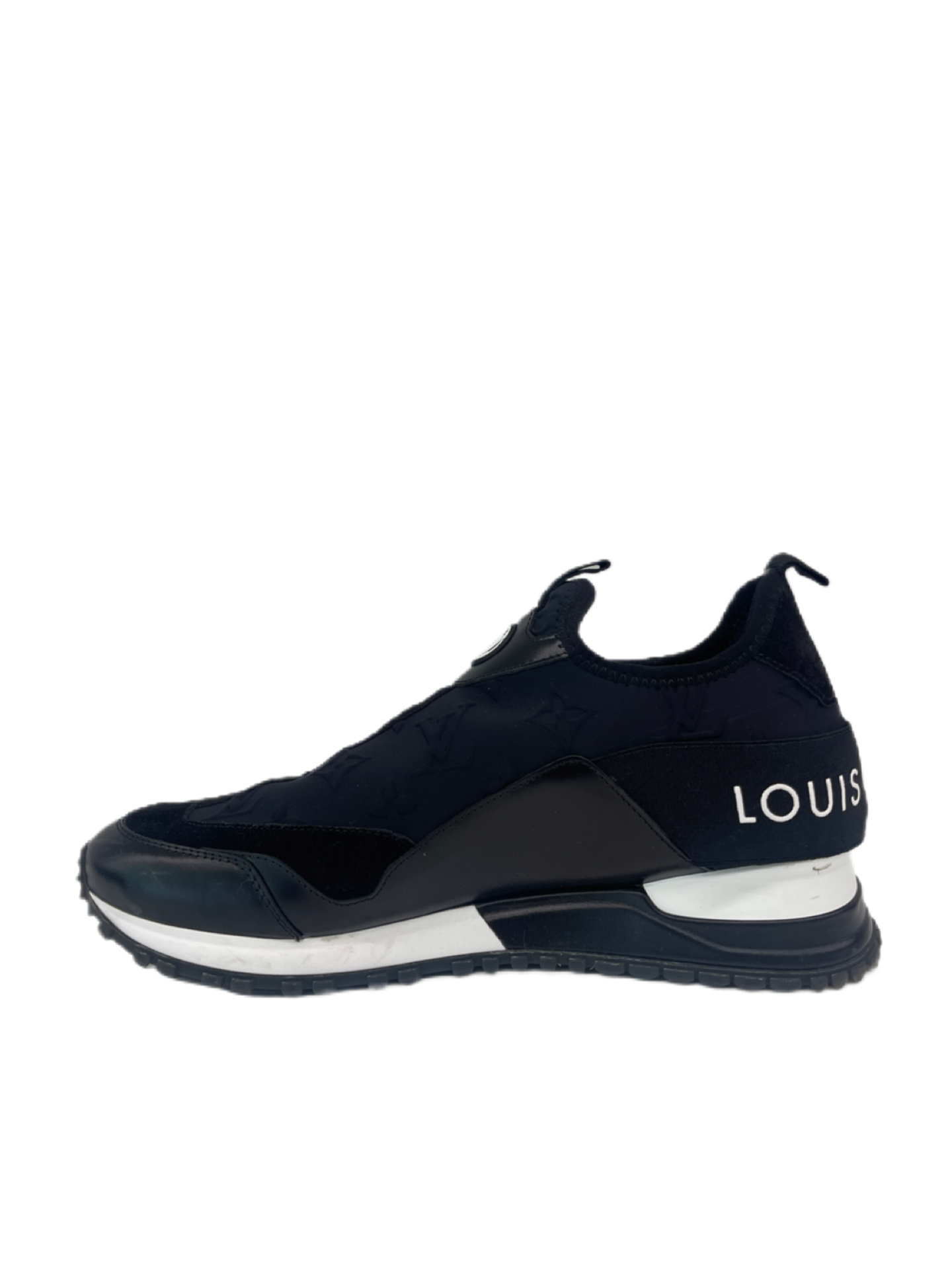 Louis Vuitton Black Runway Cloth Trainers. Size: 39
