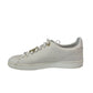 Louis Vuitton White Gold Emblem Lace Up Sneakers. Size: 39