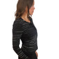 Isabel Marant Black & White Stripe Tweed Jacket. Size: 36