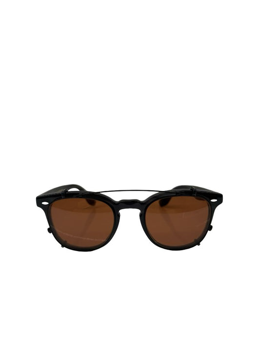 Oliver Peoples x Brunello Cucinelli Black 'Jep Clip On Optical' Sunglasses.