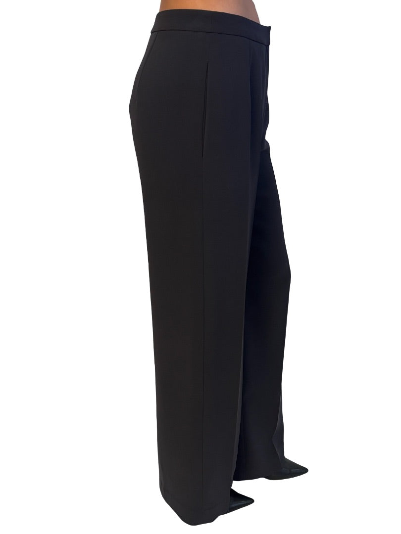Giorgio Armani Grey Pleated Trousers. Size: 40