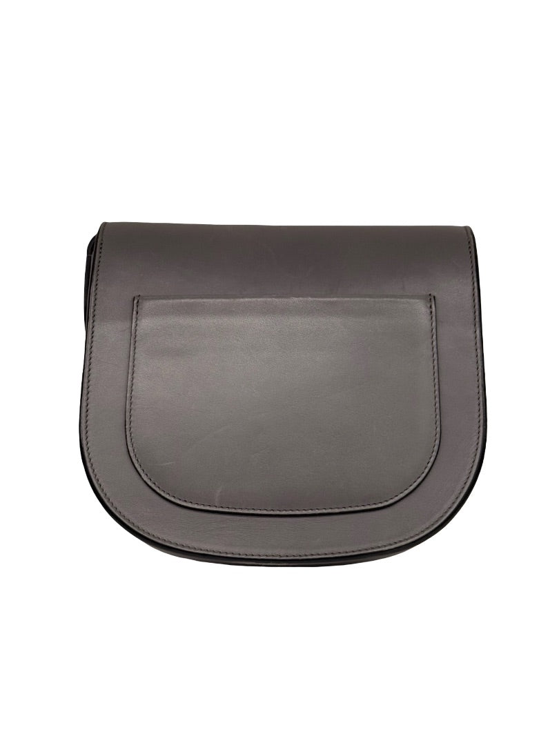 Celine Grey 'Trotteur' Crossbody Bag.
