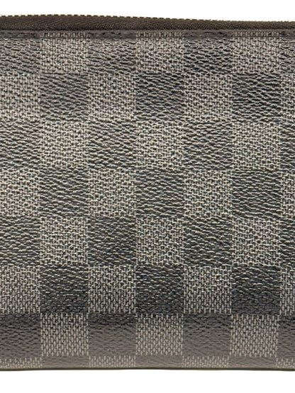 Louis Vuitton Graphite 'Zippy Horizontal' Damier Check Wallet.