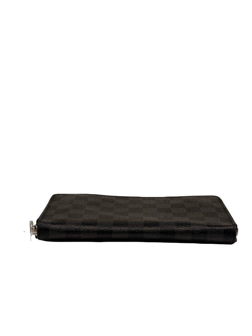 Louis Vuitton Graphite 'Zippy Horizontal' Damier Check Wallet.