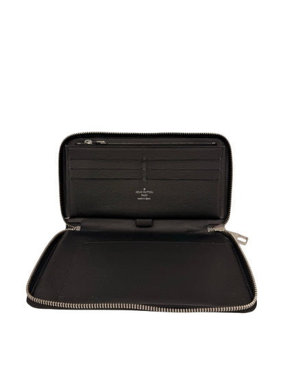 Louis Vuitton Graphite 'Zippy Horizontal' Damier Check Wallet.