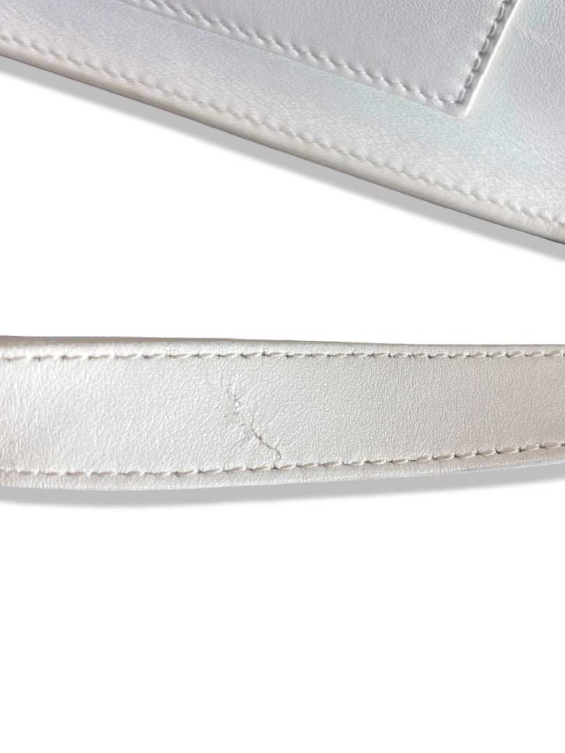 Proenza Schouler White Perforated Leather 'PS1' Bag.