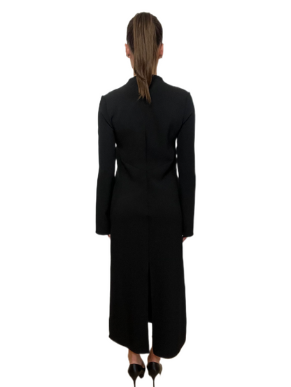 Camilla & Marc Black Long Sleeve Cutout Dress. Size: 8