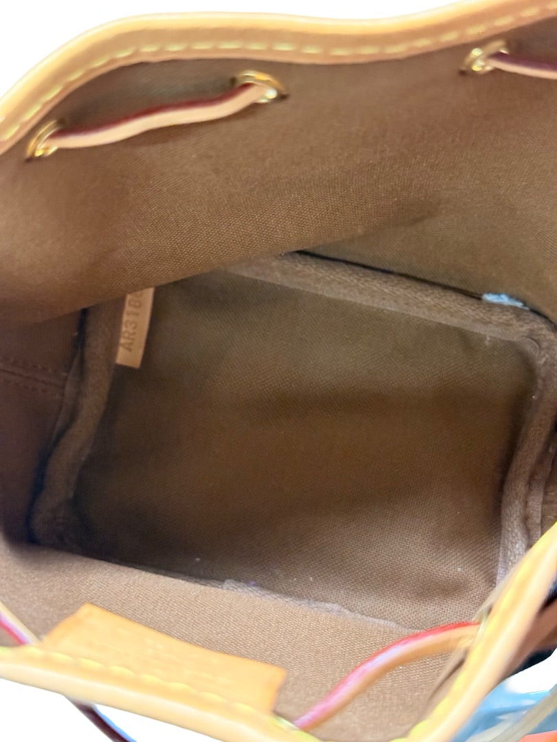 Louis Vuitton Monogram 'Nano Noé' Bucket Bag.