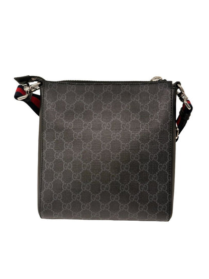 Gucci GG Supreme Leather Messenger Bag.