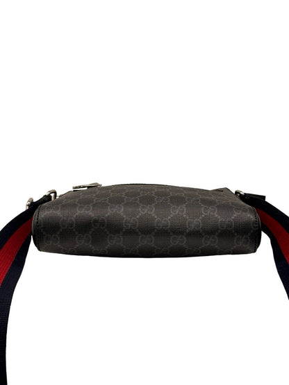 Gucci GG Supreme Leather Messenger Bag.