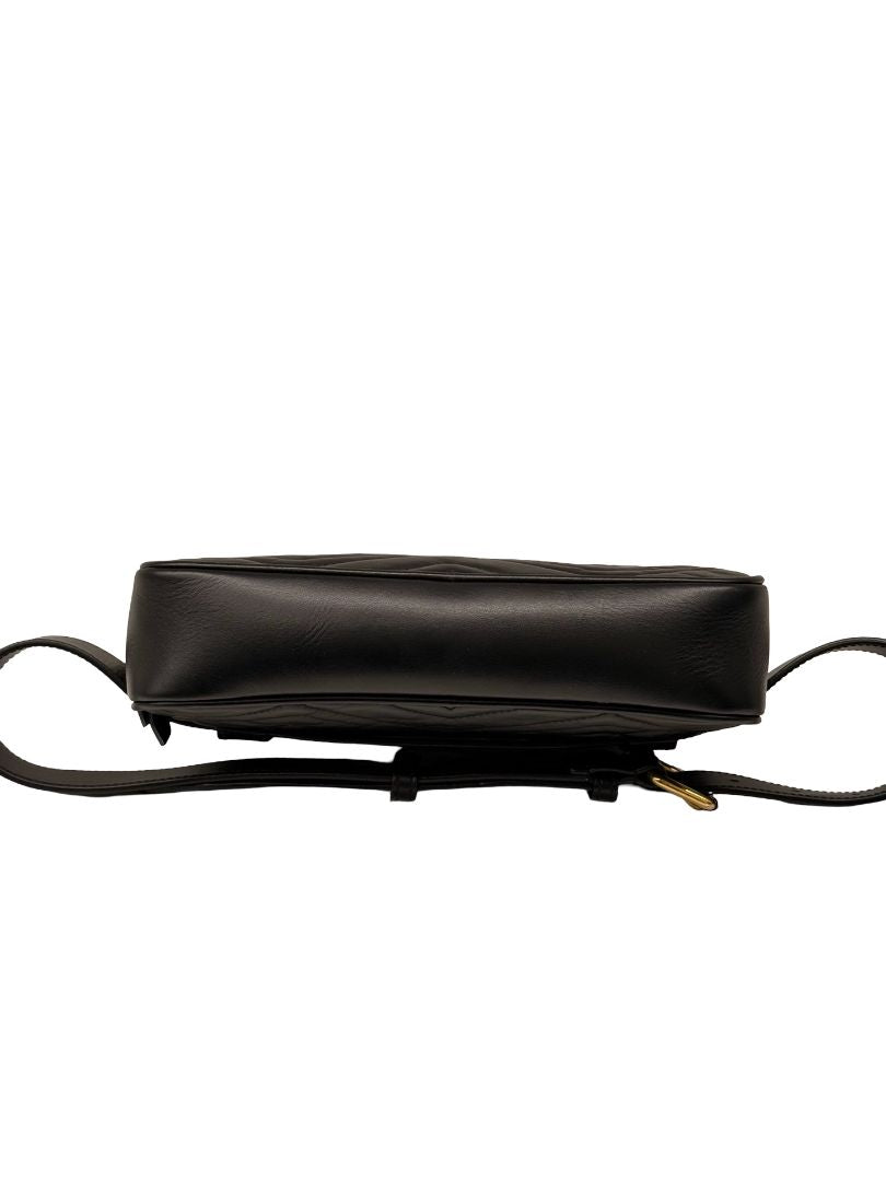 Gucci GG Marmont Square Matelassé Leather Belt Bag.