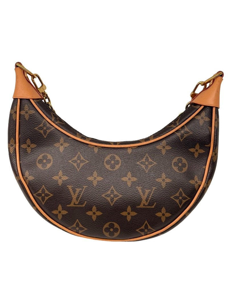 Louis Vuitton Brown Monogram Loop Shoulder Bag.