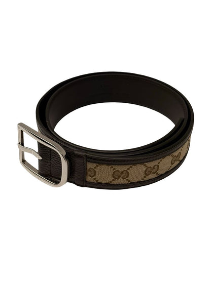 Gucci Brown GG Monogram Canvas Belt. Size: 100cm / 40 Inch