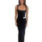 Dolce & Gabbana Black Long Maxi Dress w '1997-98' Tag. Size: Small