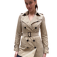 Burberry Tan Short Trench Coat. Size: 36