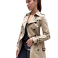 Burberry Tan Short Trench Coat. Size: 36