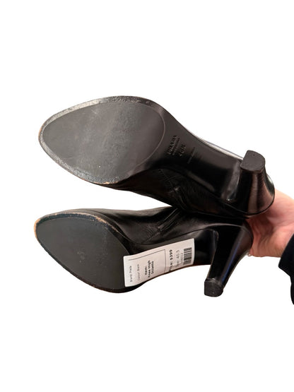 Prada Black Knee High Round Toe Stiletto Boots. Size: 40.5