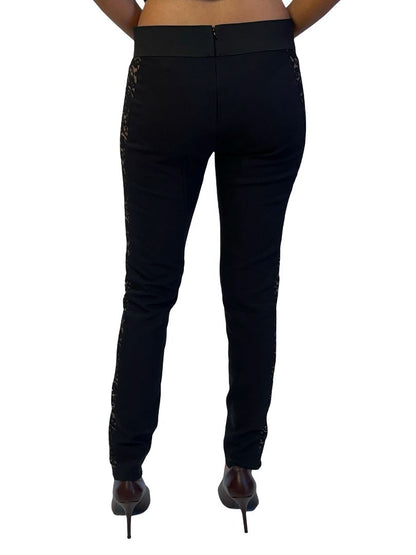 Stella McCartney Black Lace Panelled Tights. Size: 40