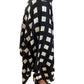Christopher Kane Black & White Pattern Layered Skirt. Size: 44