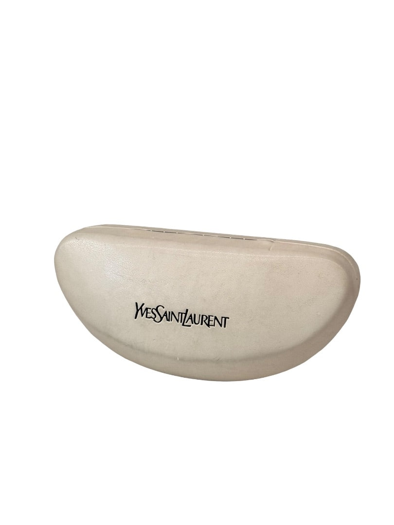 Yves Saint Laurent Silver Vintage Logo Diamante Sunglasses.
