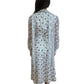 Zendaya X Tommy White w Black Polka Dot Long Dress. Size: US4
