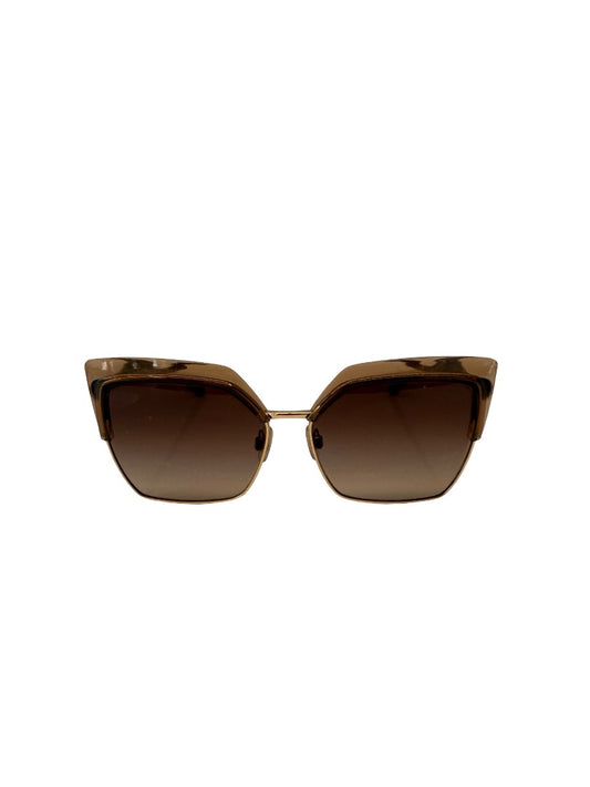 Dolce & Gabbana Brown Transparent Sunglasses.