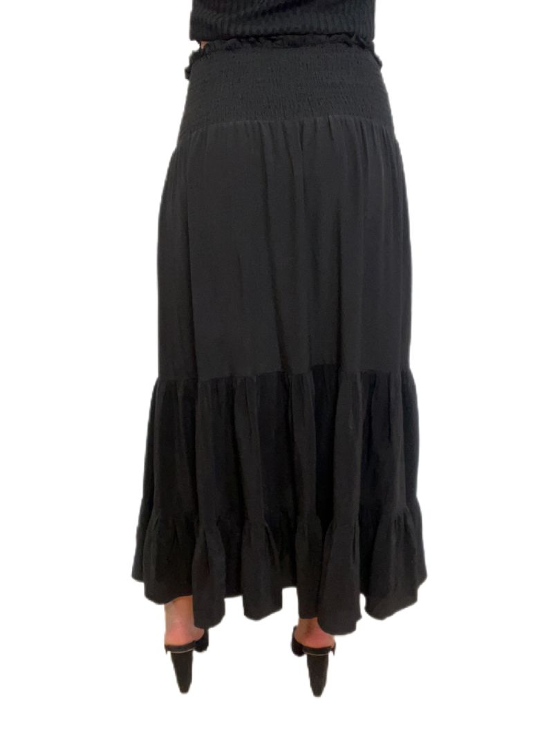 Husk Black Maxi Skirt . Size: 4