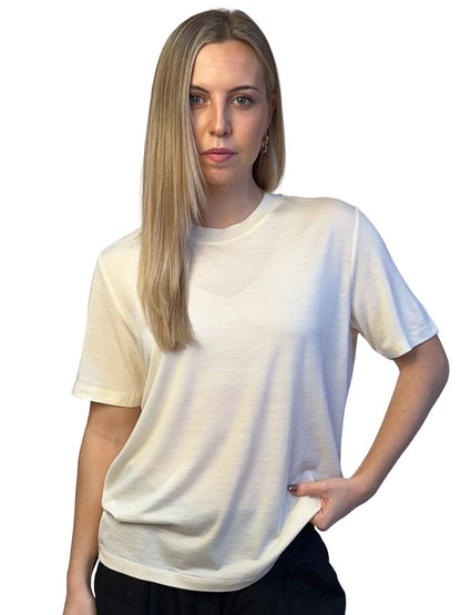 Róhe Yellow Wool T-Shirt. Size: 40
