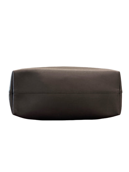 Tom Ford Black Textured Leather 'T' Tote Bag.