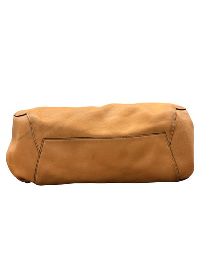 Marni Camel Leather Hobo Tote Bag.