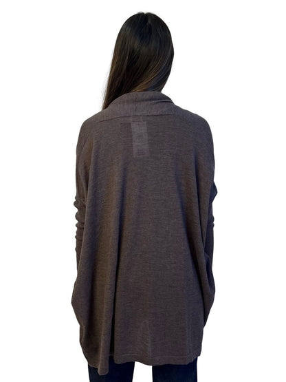 Agnona Grey Cashmere Cardigan & Singlet Set. Size: 44