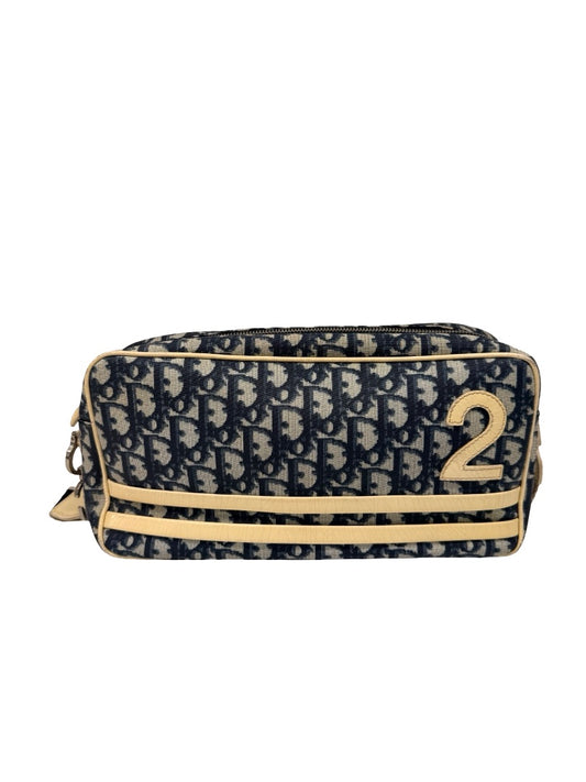 Dior Blue Vintage John Galliano F/W 01 No. 2 Trotter Shoulder Bag.