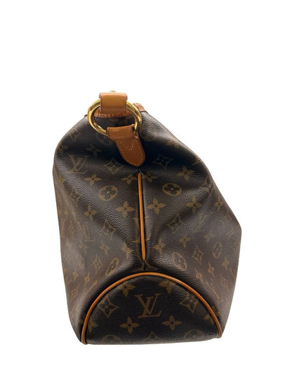Louis Vuitton Brown 'Delightful PM' Slouchy Monogram Bag.