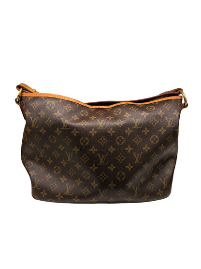 Louis Vuitton Brown 'Delightful PM' Slouchy Monogram Bag.