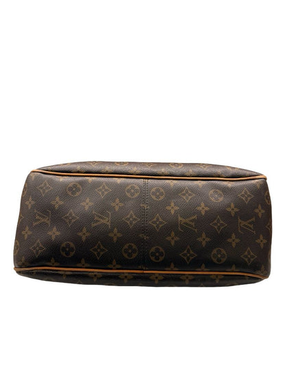 Louis Vuitton Brown 'Delightful PM' Slouchy Monogram Bag.