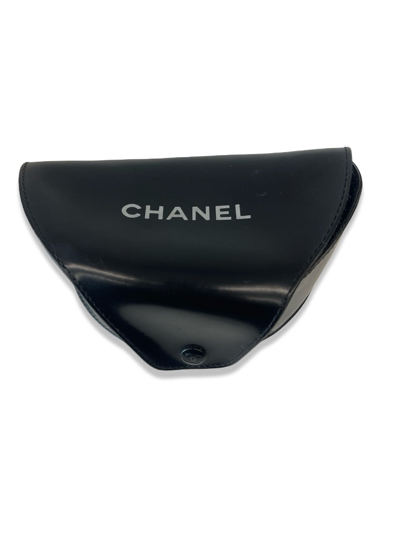 Chanel Grey Gradient Shield CC '4125' Sunglasses.