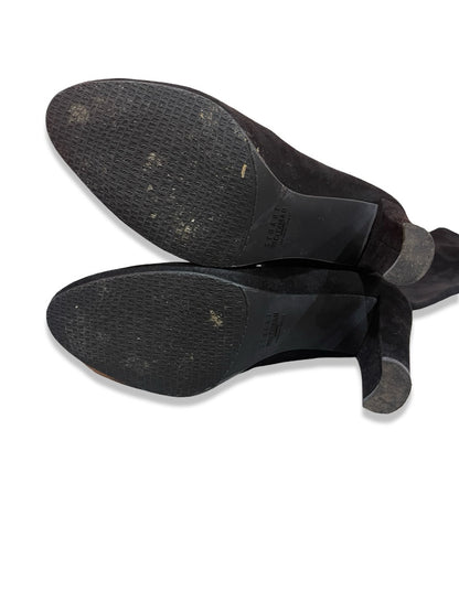 Stuart Weitzman Black Tideland OTK Suede Boots. Size: 37