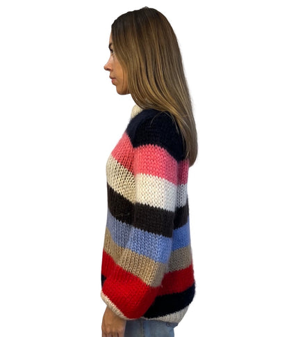 Ganni Multi-Colour The Julliard Mohair/Wool. Size: M