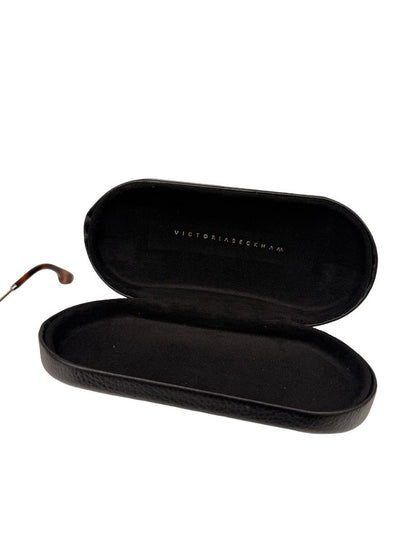 Victoria Beckham Gold/Gradient Brown Oversized Glasses.