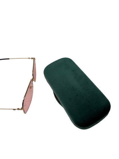 Gucci GG0394S Soft Pink Oversized Square Lens Glasses.
