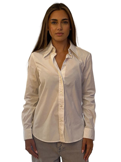 Scanlan Theodore White Classic Shirt. Size: 8