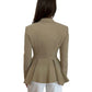 Givenchy Camel Jacket W Large Round Button. Size: 36