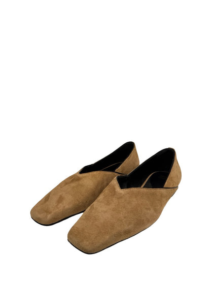 Toteme Beige 'Everyday' Square Toe Flats. Size: 37