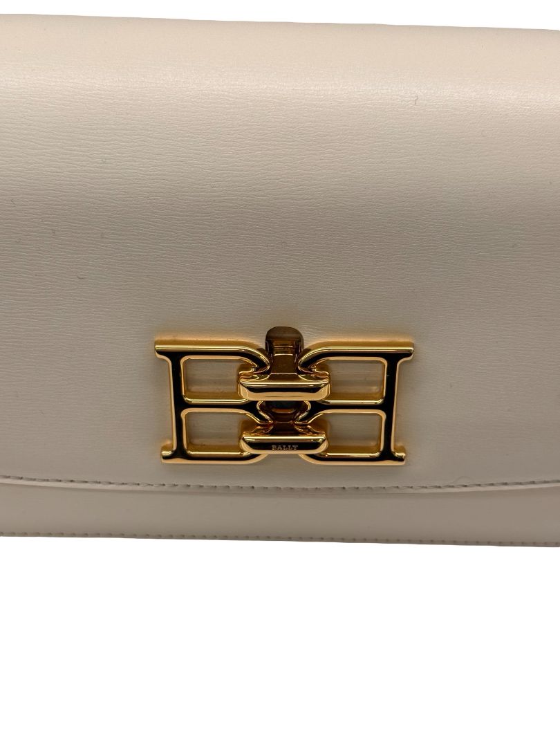 Bally Cream 'Brodye' Leather Crossbody Bag.