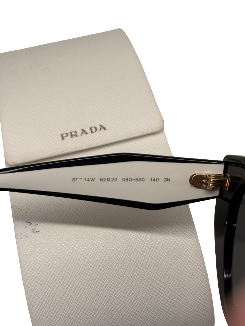 Prada Black / White Sunglasses.