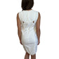 Yigal Azrouel White Sleeveless Cut Outs Dress. Size: 6