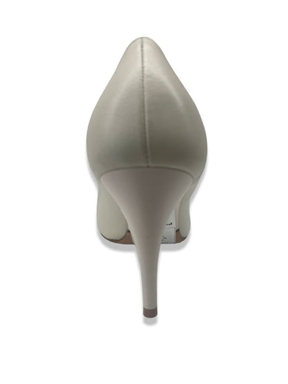 Balenciaga White 'Duchesse 90' Pumps. Size: 38